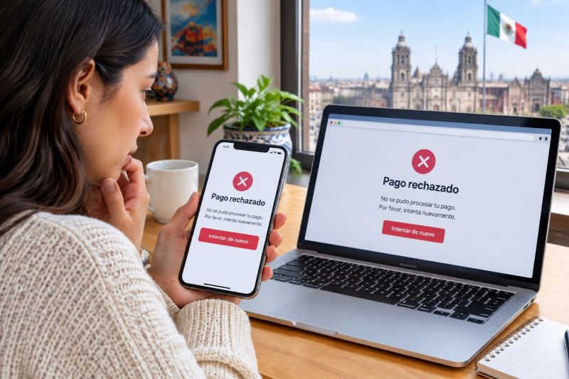¿Pago rechazado en un casino online en México? Qué revisar antes de registrarte o depositar